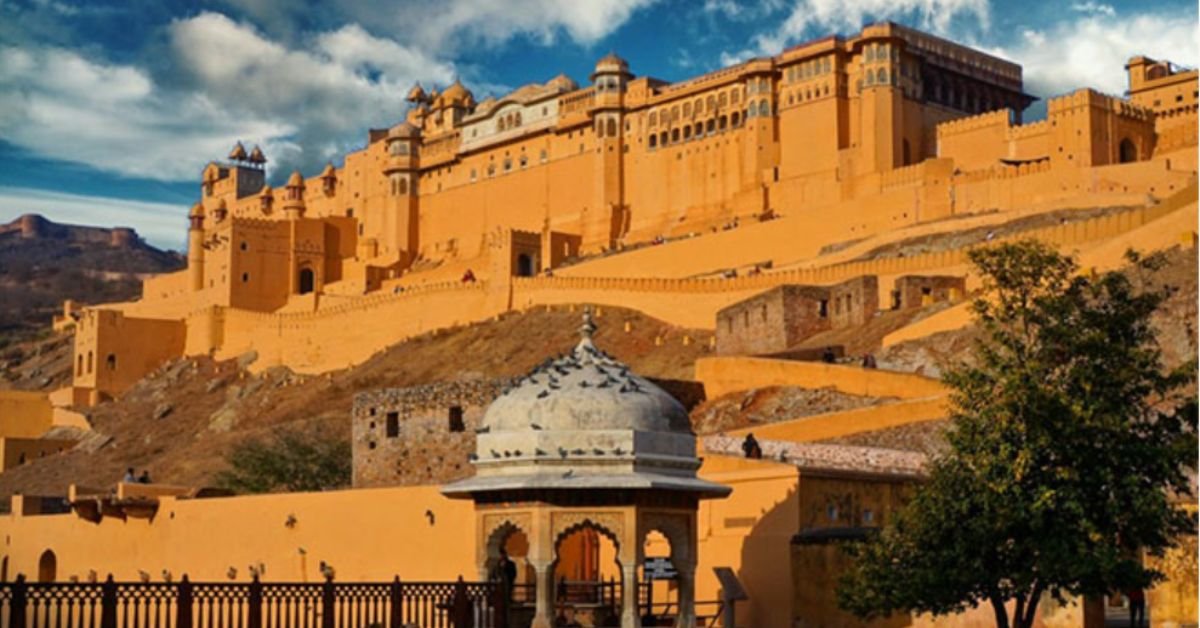 It is a Picture of Amer Fort Jaipur.